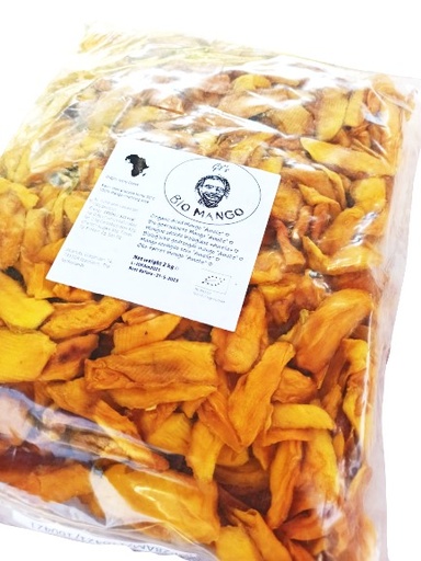 [DRIED_MANGO_BIO_2KG] Mango Seco Ecólogico "Amelie" 2 kg [Costa de Marfil]